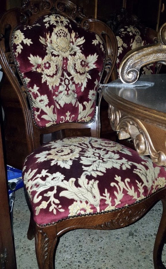 Image 1 of Comedor barroco con 4 sillas, en perfecto estado, como nuevo.