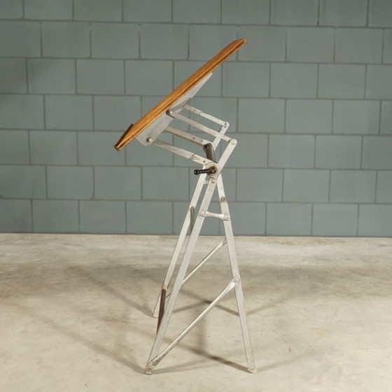 Image 1 of Vintage industriële tekentafel / architectentafel – jaren 50