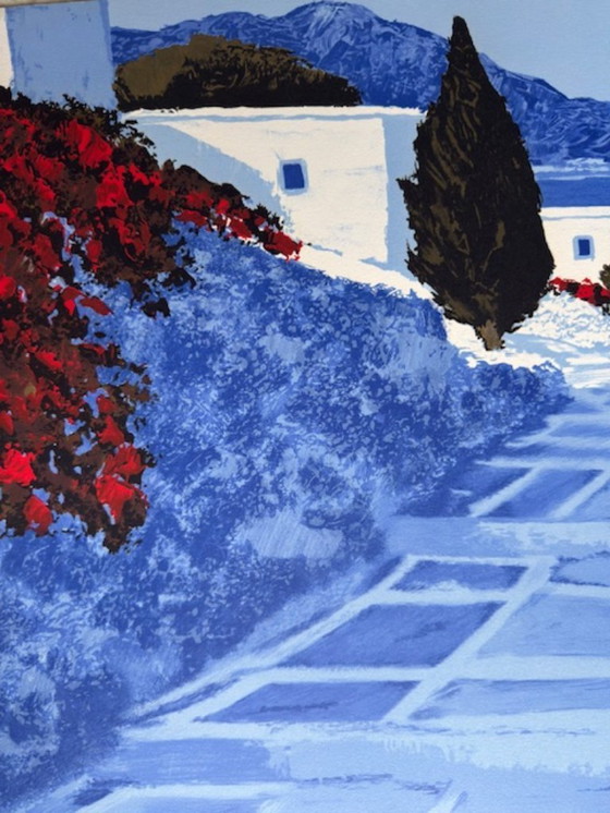 Image 1 of Lithograph "The Cypress" by Patrick Reault