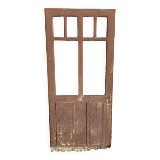 Puerta de entrada de roble