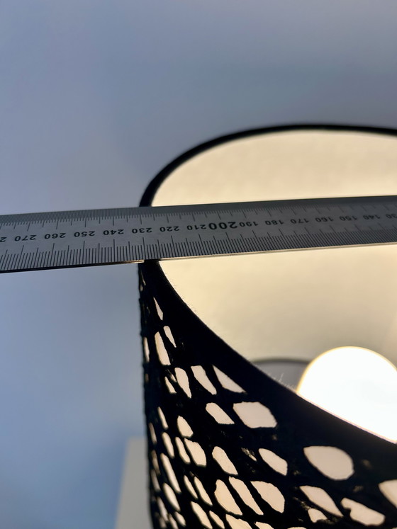 Image 1 of Rare mid-century vase lamp with Japanese shade