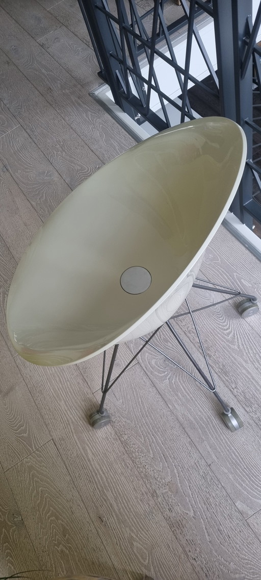 Kartell EroS de 5 patas / Eifel con ruedas, blanco