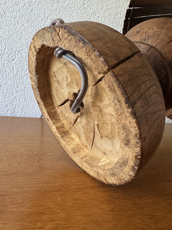 Image 1 of Gran lámpara de teca de los años 60