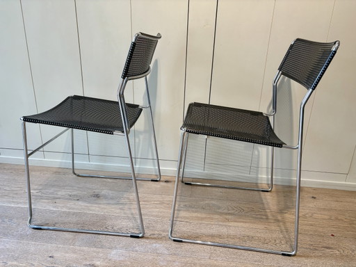 Set di 2 sedie vintage Arrben modello "Sultana", anni '80, Italia