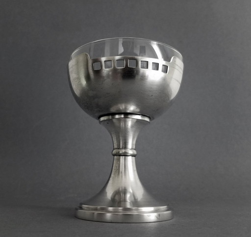 Seltener Hans Ofner Sezessions-/Kunsthandwerker-Kelch für Wolkenstein & Glückselig 1905