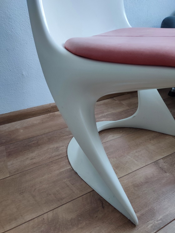 Image 1 of Chaise Casalino, chaise Alexander Begge pour Casala crème