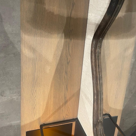 Image 1 of TV cabinet with mood fireplace