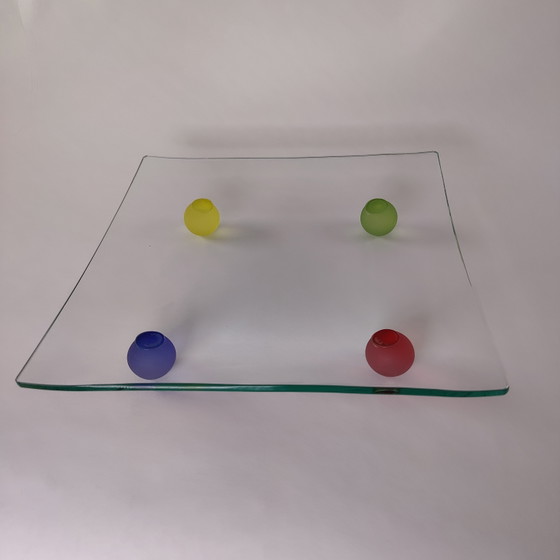 Image 1 of Coupe à fruits en verre de Montana Design, années 1980