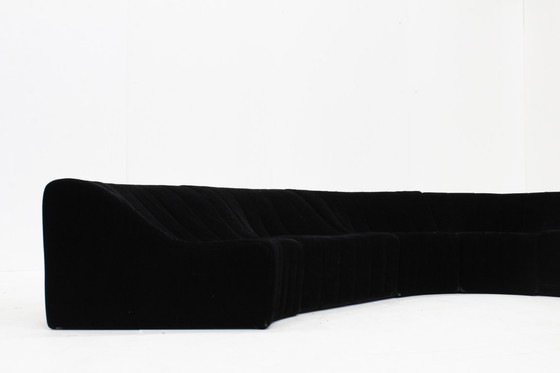 Image 1 of Kwok Hoi Chan for Steiner Chromatic modular curved  sofa 1970s