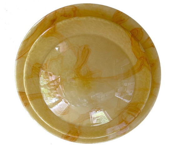 Image 1 of Lampe pendante en verre Art Déco