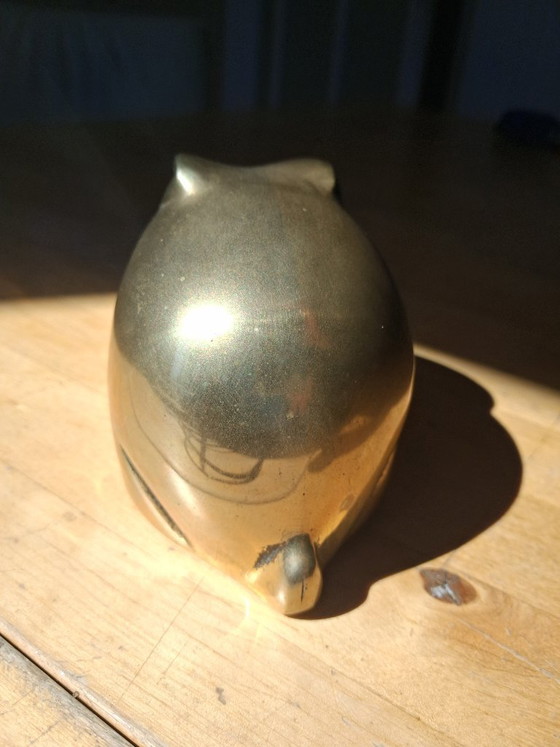 Image 1 of Vintage messing konijn, Hollywood Regency stijl.