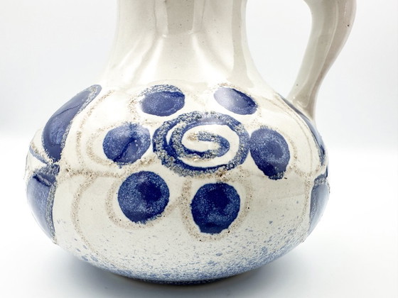 Image 1 of Strehla Keramik Vase Fat Lava, DDR