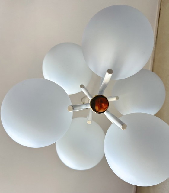 Lampada a Sospensione Vintage Spoetnik Ricahard Essig – Richard Essig, Lampade a sospensione, Glass, Metal (photo 5 of 11)