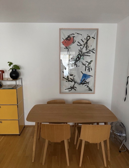 Bolia-Tisch mit 4 Stühlen in Top-Zustand