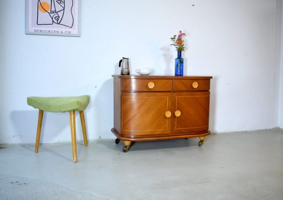 Image 1 of Art Deco dressoir uit de jaren 30, vintage kast, ladekast, kledingkast