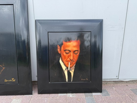 Al Pacino The Godfather – Arte, Legno, Tela (photo 3 of 5)