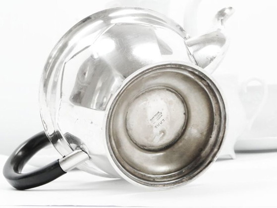 Plated Brass Coffee Pot from Christofle, France, 1930s – Table accessories, Silver (photo 5 of 10)