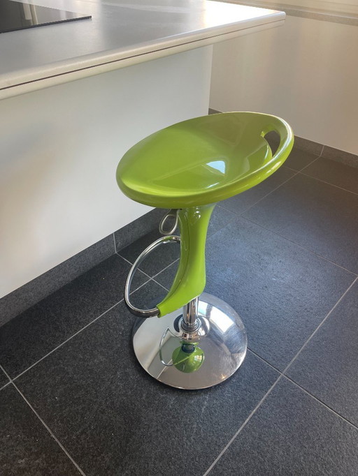 Taburetes de bar Bontempi Casa Discovery – juego de 2 – verde – diseño italiano