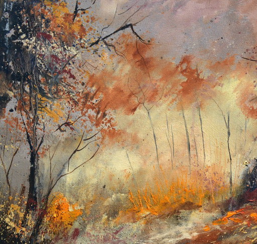 Herbst im Wald – schilderijen tekeningen, Canvas (photo 2 of 5)
