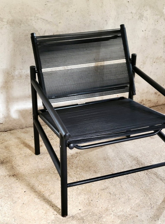 Giandomenico Belotti Fly Line Lounge Chair for CMP Padova, Italy 1980 – flyline, Armchairs, Plastic, Metal (photo 9 of 10)