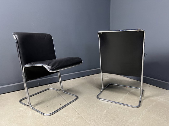 Image 1 of Set of 8 Calla chairs by Antonio Ari Colombo dining chairs, 1970s