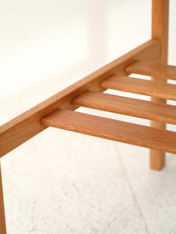 Image 1 of 1960s Scandinavian vintage oak bedside table