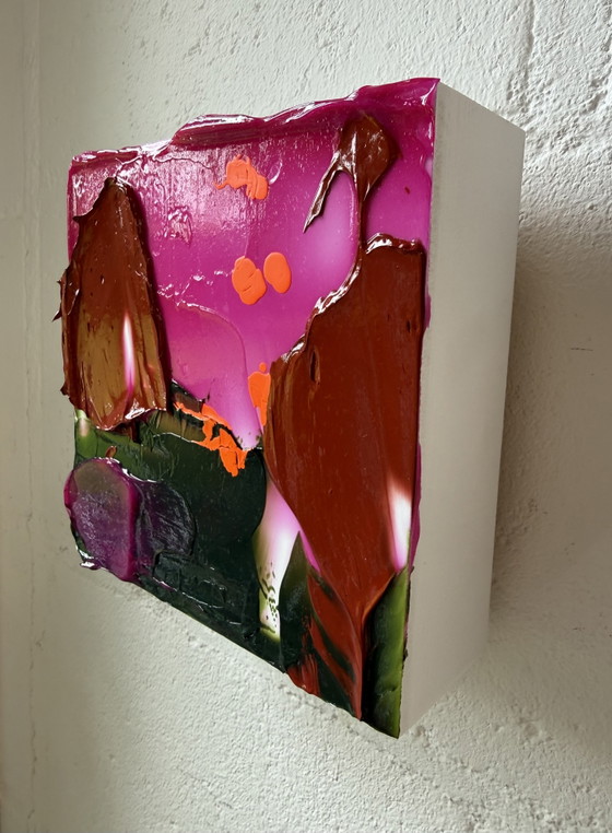 Image 1 of Abstract textuur schilderij hedendaagse kunst 