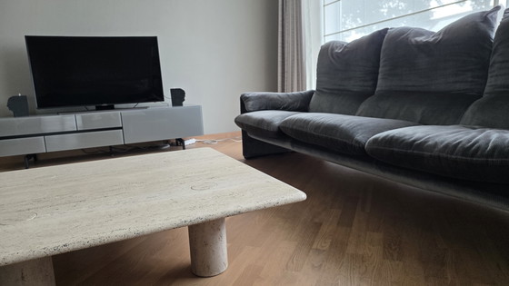 Bankstel Met 3-Zit, 2-Zit En Loungezit Maralunga Van Cassina – Velvet, Textile (photo 7 of 7)