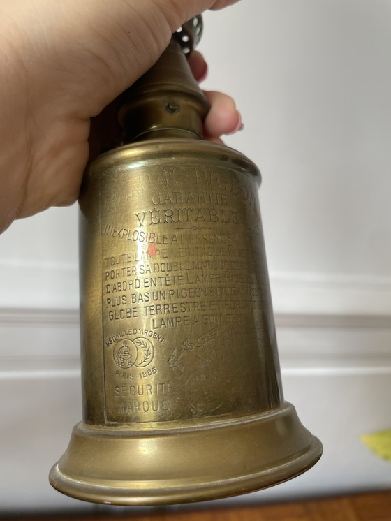 Image 1 of Kleine messing olielamp