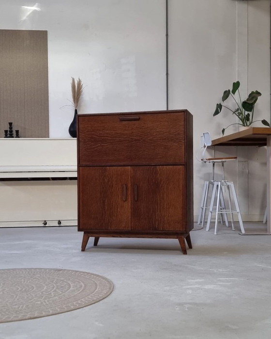 Mid Century Secretaire – Vitrinekasten, Wood (photo 18 of 18)