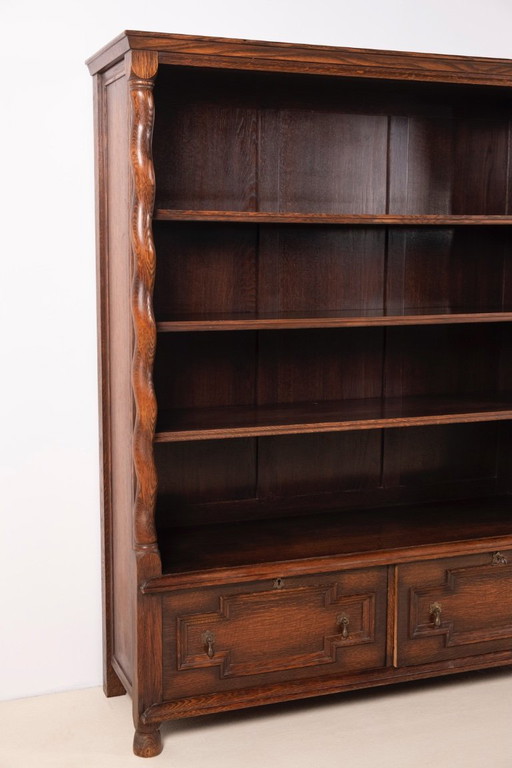 Oak Bookcase "Gillberga" by Nordiska Kompaniet, 1924 Sweden