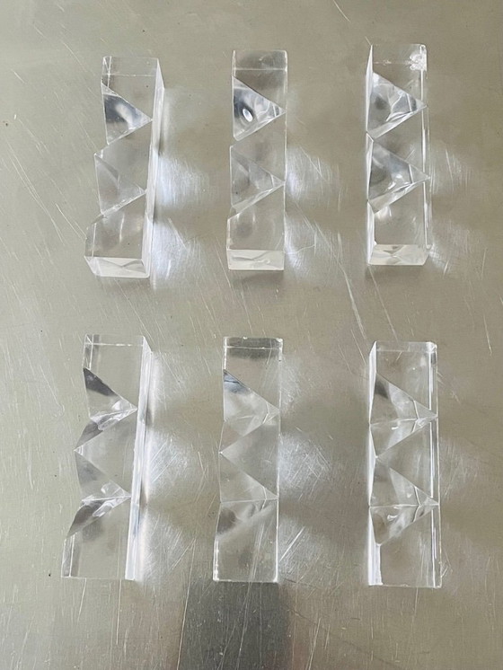 Image 1 of Vintage, vetro acrilico, puzzle di diamanti, anni '70 circa