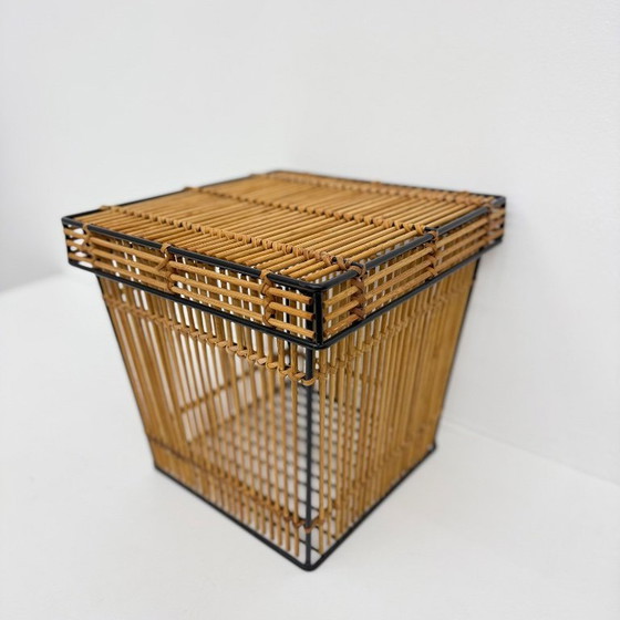 Image 1 of Set of 2 Storage Baskets by Dirk van Sliedregt for Rohé, Netherlands 1960s