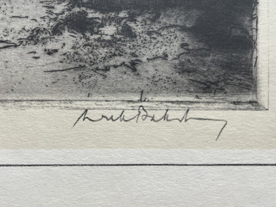 Image 1 of 4 etchings by Dirk Baksteen – signed and numbered