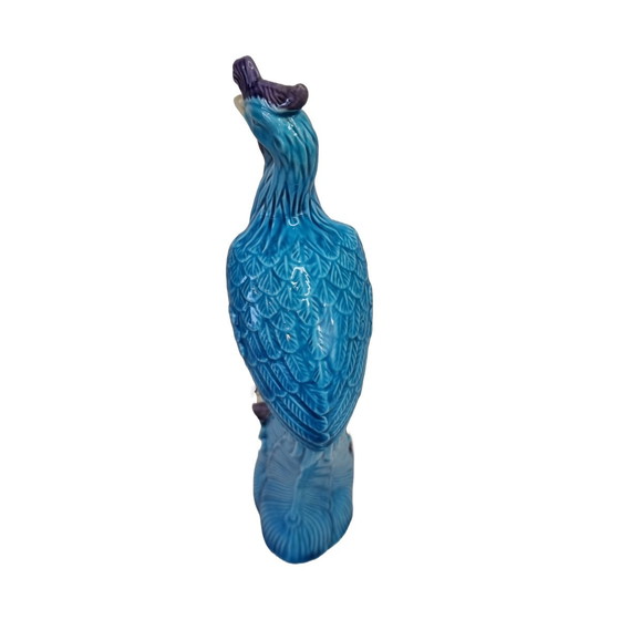 Image 1 of Vintage Chinese blue phoenix