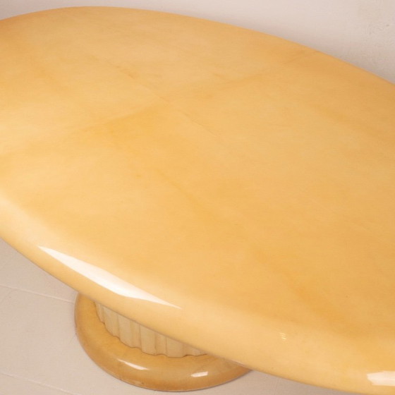 Image 1 of Raro Tavolo in pergamena di Aldo Tura per Tura Milano 1960