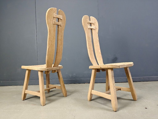 Vintage Esszimmerstühle von Depuydt, Belgien, 6er Set - 1960er