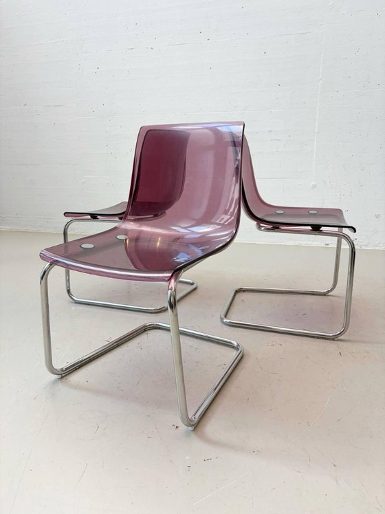 4 Tobias Cantilever stoelen van Carl Öjerstam voor IKEA – Kuipstoelen, Plastic (photo 2 of 14)