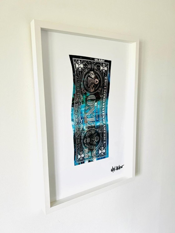 Image 1 of Karl LAGASSE - Art Dollar 40 - Serigrafia dell'artista incorniciata