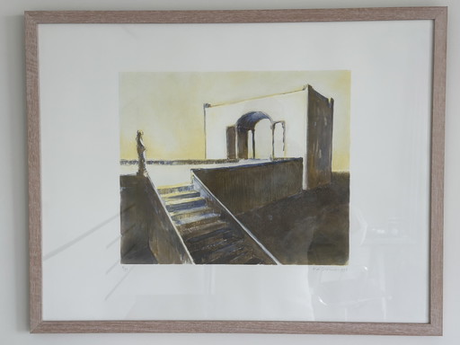 2 lithographs by Ardi Brouwer