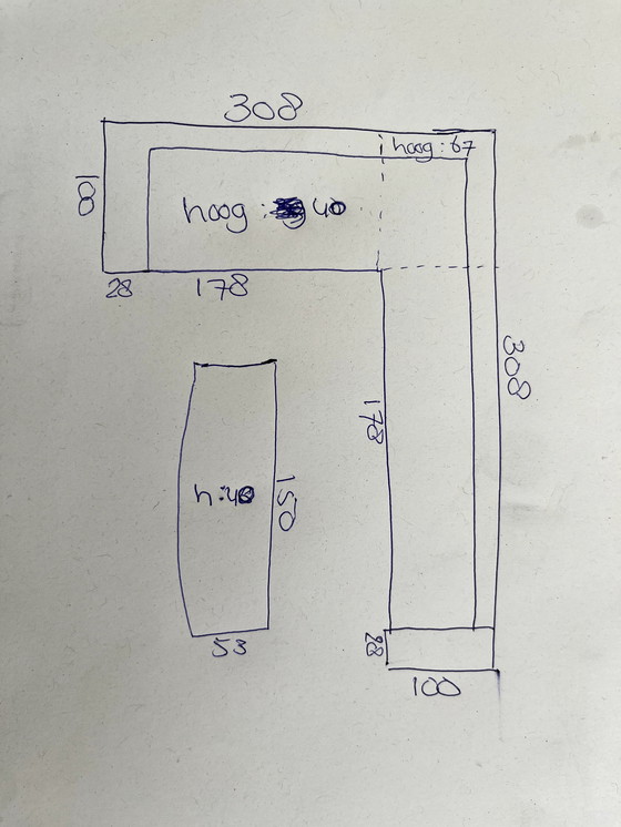 Image 1 of Jan des Bouvrie Bank Crème 308x308cm