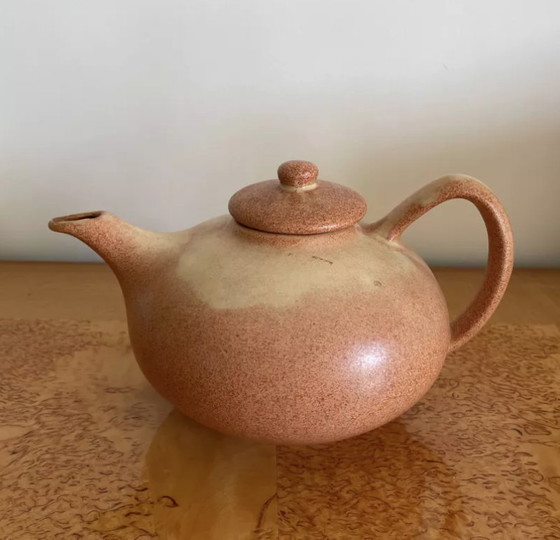 Image 1 of Vintage handgemaakte theepot