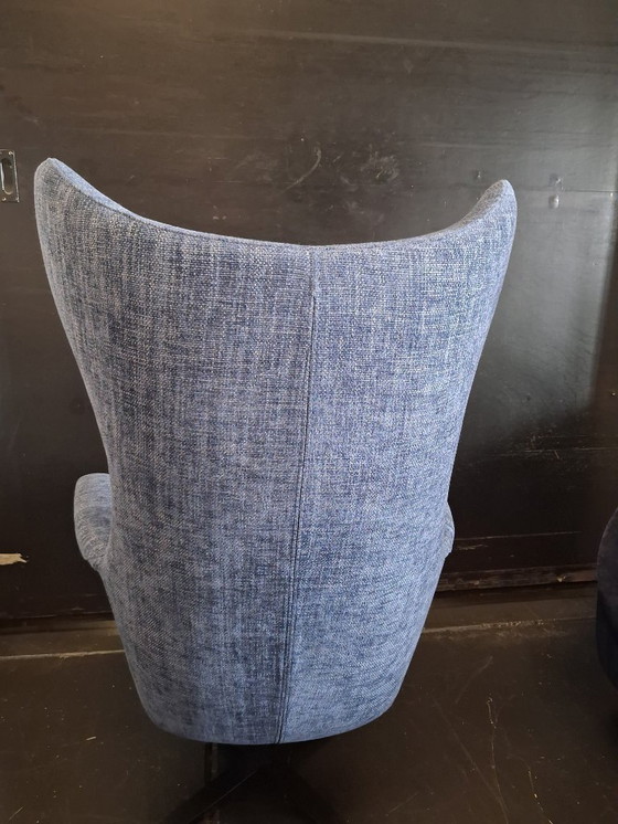 Image 1 of Poltrona girevole blu