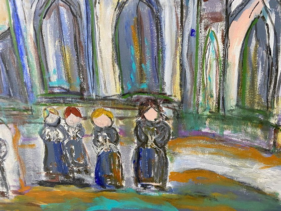 Image 1 of Collectible painting Bohemian Artist's Studio
