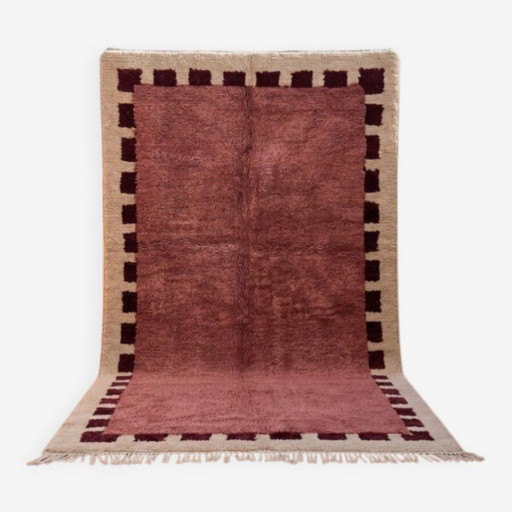 Ensemble de 2 tapis marocains faits main – Salon et Couloir 2.5m×1.5m/2.5m×0.8m