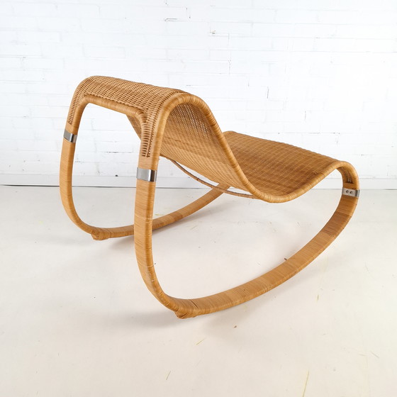 Image 1 of Fauteuil à bascule vintage James Irvine Ikea