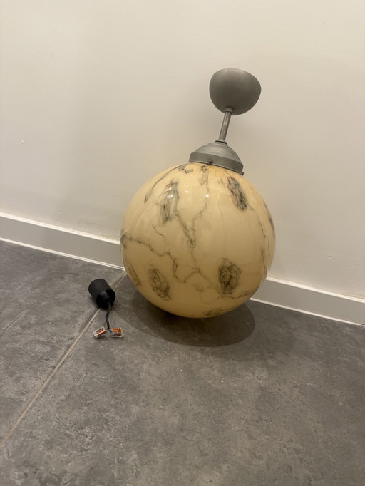 Suspension - Art Déco - 30 cm - marbrée