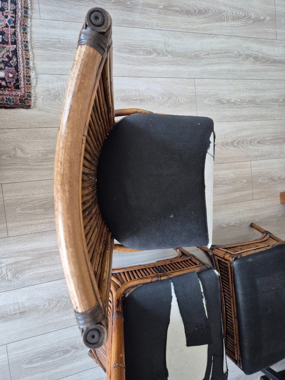 Image 1 of Vintage Bamboe Dining Chairs