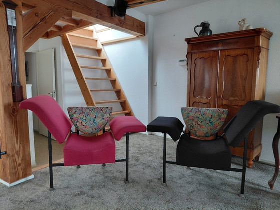 Salutations de Hollande, design de fauteuil Rob Eckhardt – Metal, Textile (photo 7 of 8)