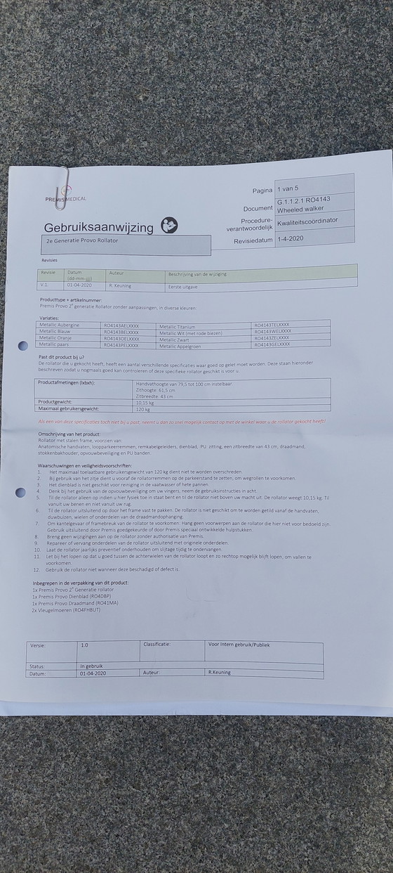 Image 1 of Andador PROVO de titanio